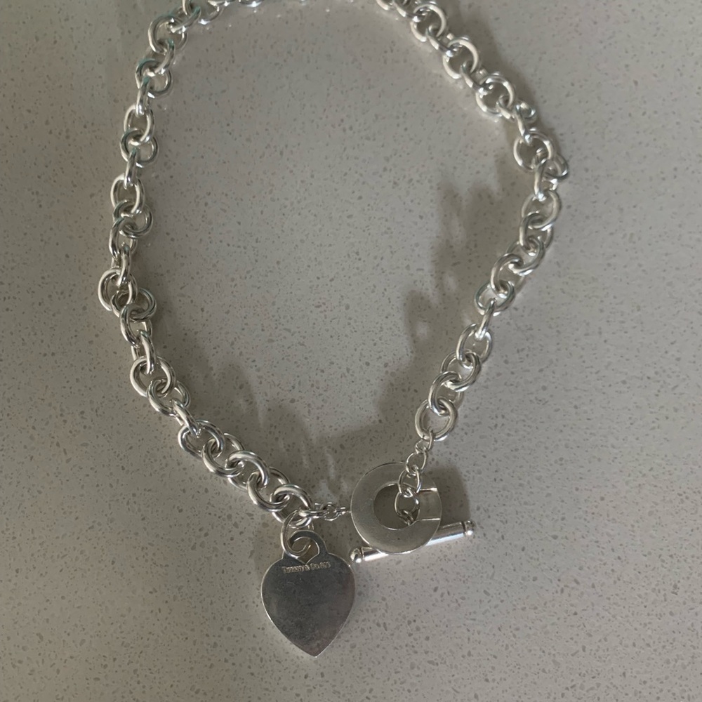 Tiffany & Co. Sterling Silver Toggle Necklace